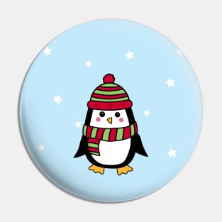 Winter Penguin Pin