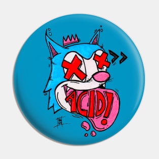 Acid Kitty Pin