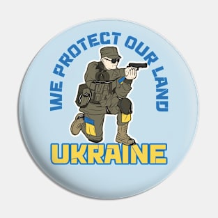 We Protect Our Land Pin