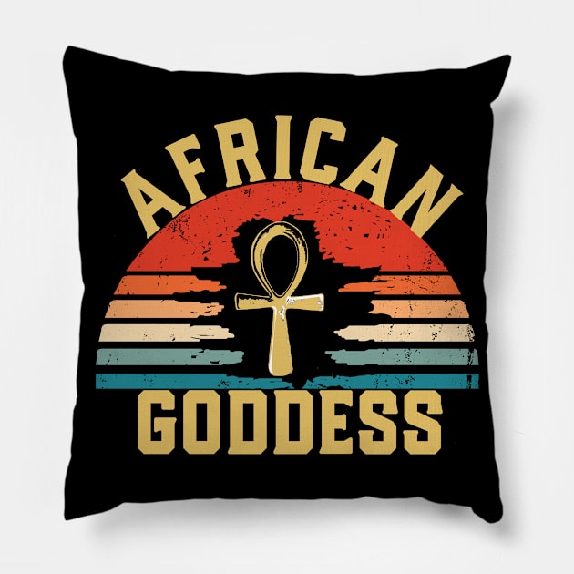 African Goddess Pillow by AutomaticSoul