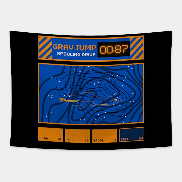 Grav Jump Tapestry by Spatski