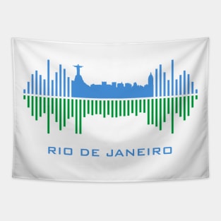 Rio De Janeiro Soundwave Tapestry