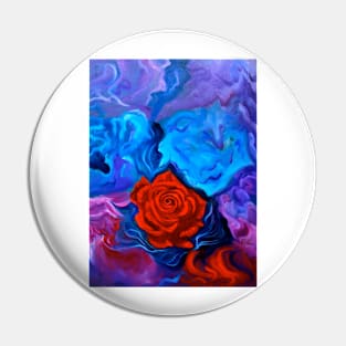 Bursting Rose Pin