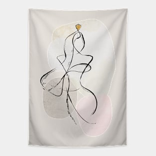 Abstract Woman Art Tapestry