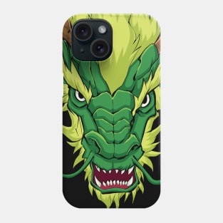 Chinese Dragon Head Green Phone Case