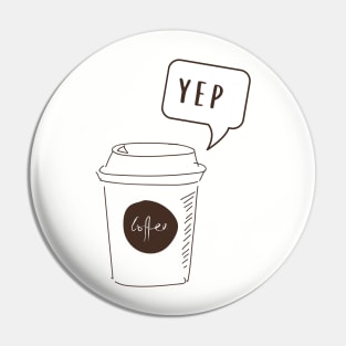 Coffee Lover gift Pin