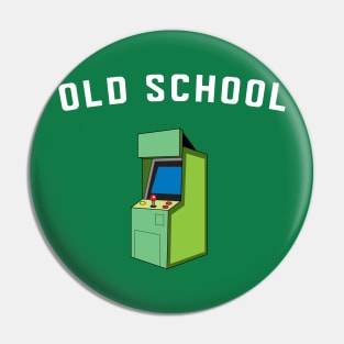 Old School Gamer Pin