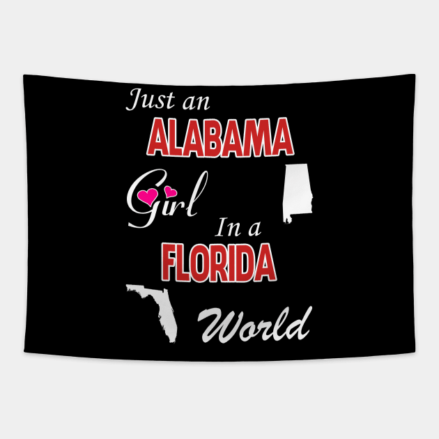 Alabama - Florida Tapestry by ALEXANDRA PIVOVAROVA |