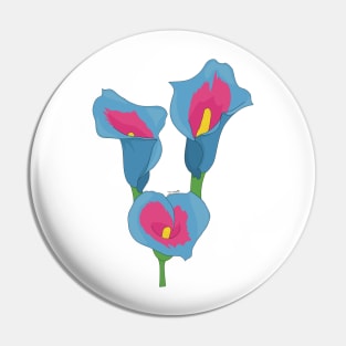 Pansexual Calla-Lily Pin