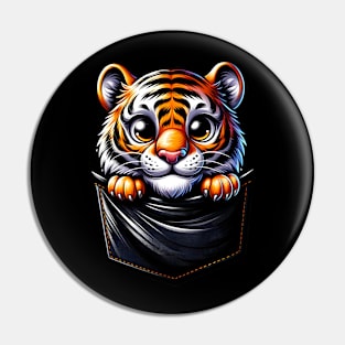 tiger pocket Pin