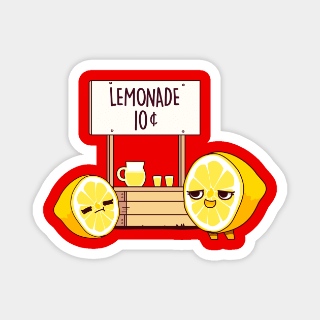 Lemons and lemonade Magnet by My Happy-Design