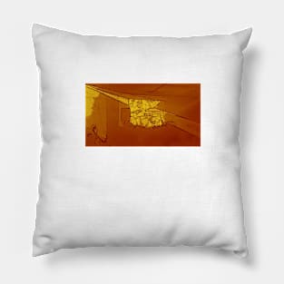 BLACK Electronic Underground #6 Pillow