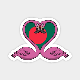 Flamingo Bangladesh Magnet