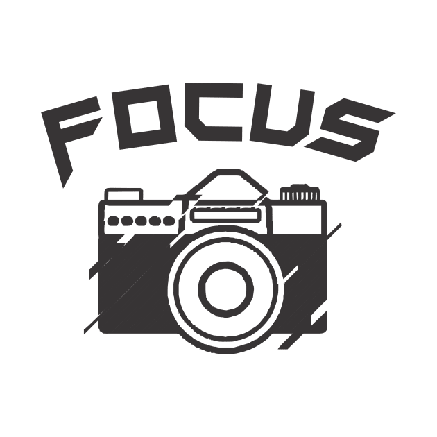 Camera focus design by cusptees