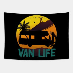 Van life gift for travelers Tapestry