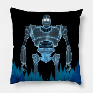 Big iron robot Pillow