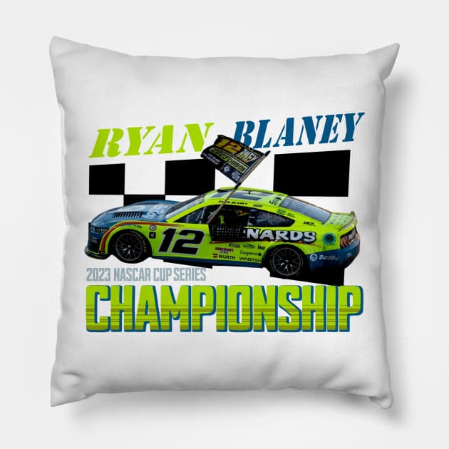 Ryan Blaney Championship Pillow by Boose creative