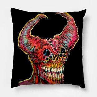 Demon Head Pillow