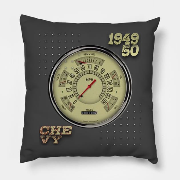 Car Gauge Pillow by TeeText