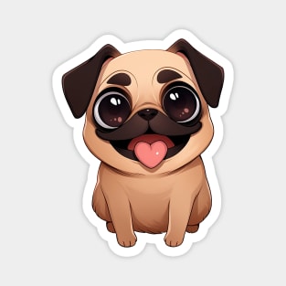 Cute Pug Magnet