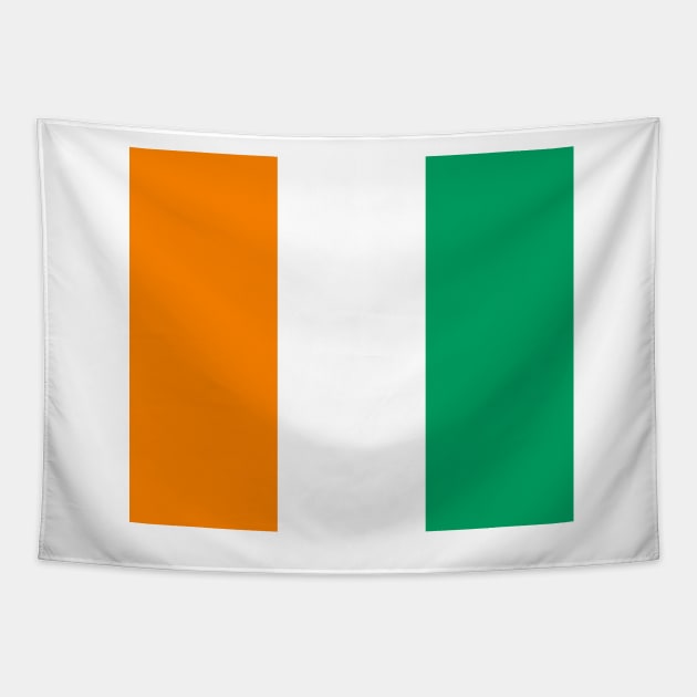 Ivory Coast flag Tapestry by flag for all