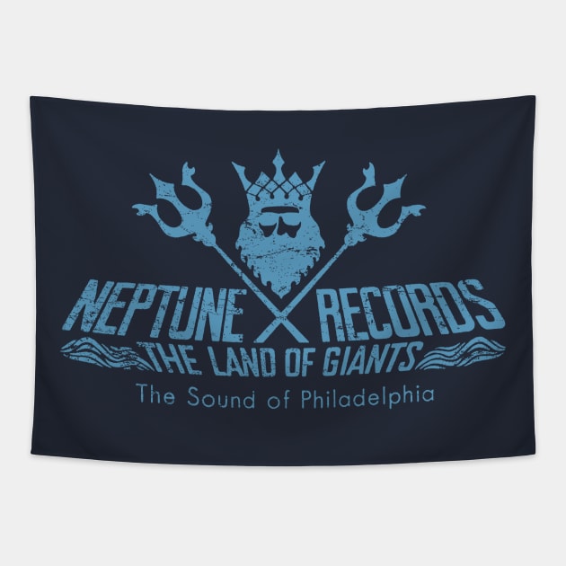 Neptune Records Tapestry by MindsparkCreative