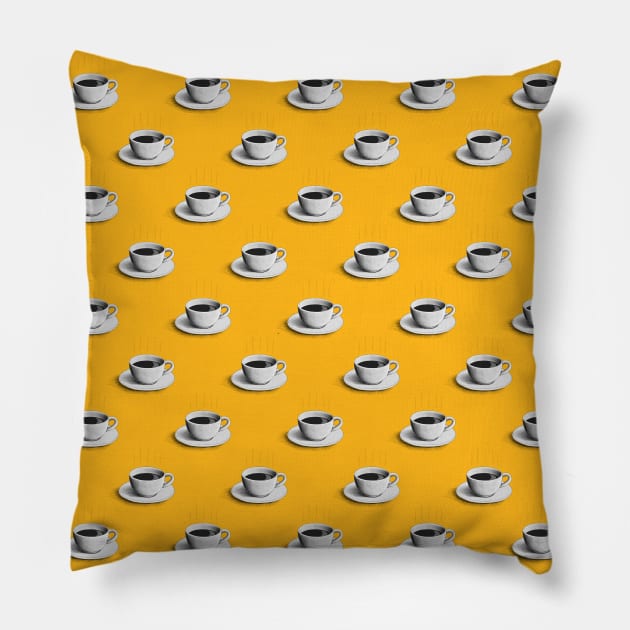 Coffee Time Pillow by DrawingEggen