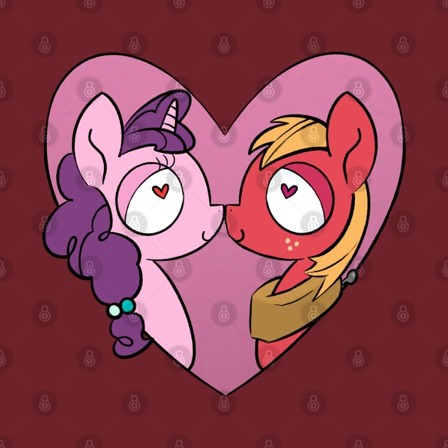 Big Macintosh and Sugar Belle by AmyNewBlue