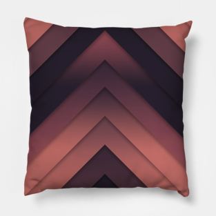 Geometric Chevrons Pattern Pillow