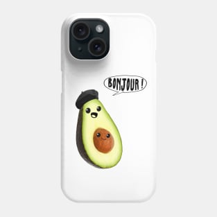 avocado faces french (bonjour) Phone Case
