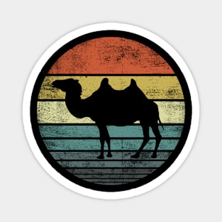 Camel Lover Retro Vintage Zoo Silhouette Magnet