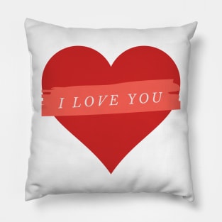 i love you babe i love you guys Pillow