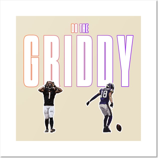 Ja'Marr Chase and Justin Jefferson Griddy - Nfl - Posters and Art Prints