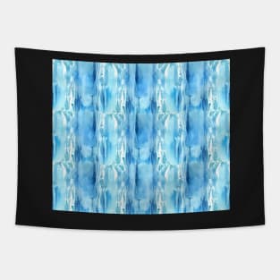 Aquamarine Aesthetic Abstract Watercolor Series Pattern 2 Tapestry