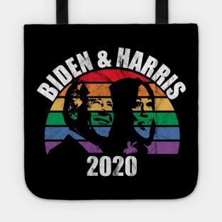 Joe Biden Kamala Harris 2020 Rainbow Gay Pride LGBTQ Election Tote