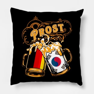 Oktoberfest Wiesn Prost Deutschland - Korea Tshirt Pillow