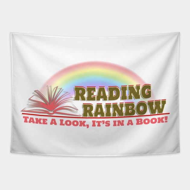 Reading Rainbow. Take a Look, it's In a Book Tapestry by ShopiLike