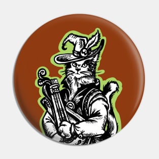 Tabaxi Bard -  Catfolk Minsteral Pin