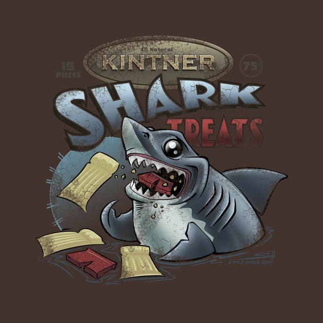 Kintner Shark Treats - Version 2 (Aged) by FWBCreative