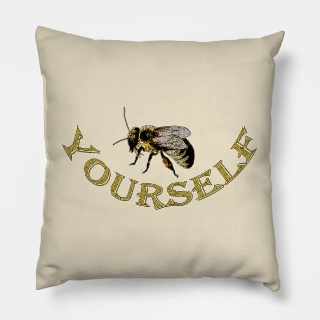Be Yourself Pillow by SandraKC