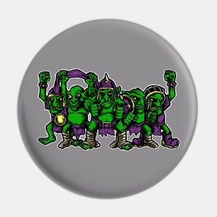 Fantasy Football Goblin Team - Purple Pin