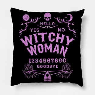 Witchy Woman Wiccan Ouija Board Pillow