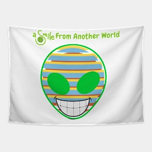 a smile from another world Tapestry