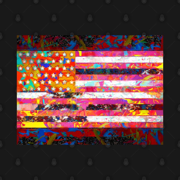US Flag Painted by danieljanda