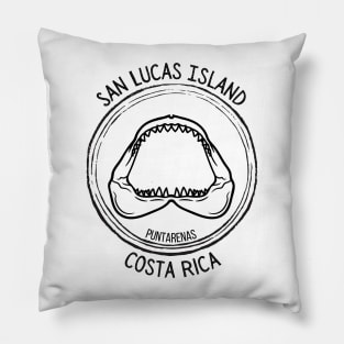 San Lucas Island Costa Rica Pillow