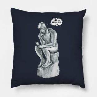 The man stopped thinking Pillow