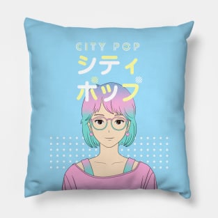 City Pop Girl Pillow