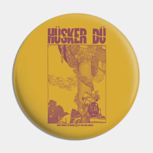 Husker Du Lonely Bootleg Pin by reyboot