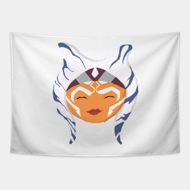 Chibi smiling Ahsoka Tapestry by Kochu