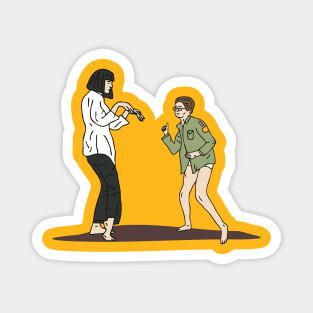 Pulp Fiction x Moonrise Kingdom Magnet